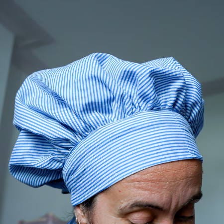 hair bonnet for sleeping on a women’s front back view with knot at the back hair bonnet for sleeping on a women’s front back view with knot at the back