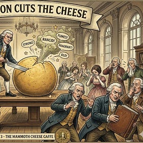 Jefferson Cuts the Cheese