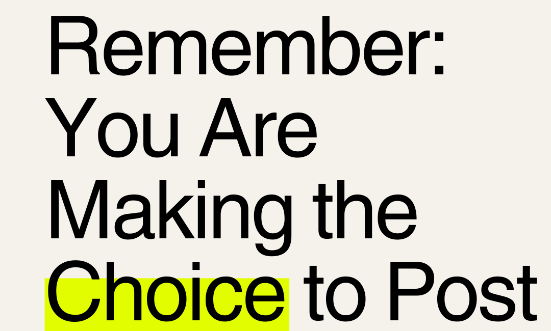 If You *Must*, Here is How to Be a Content Creator Without Crashing Out or Losing Yourself