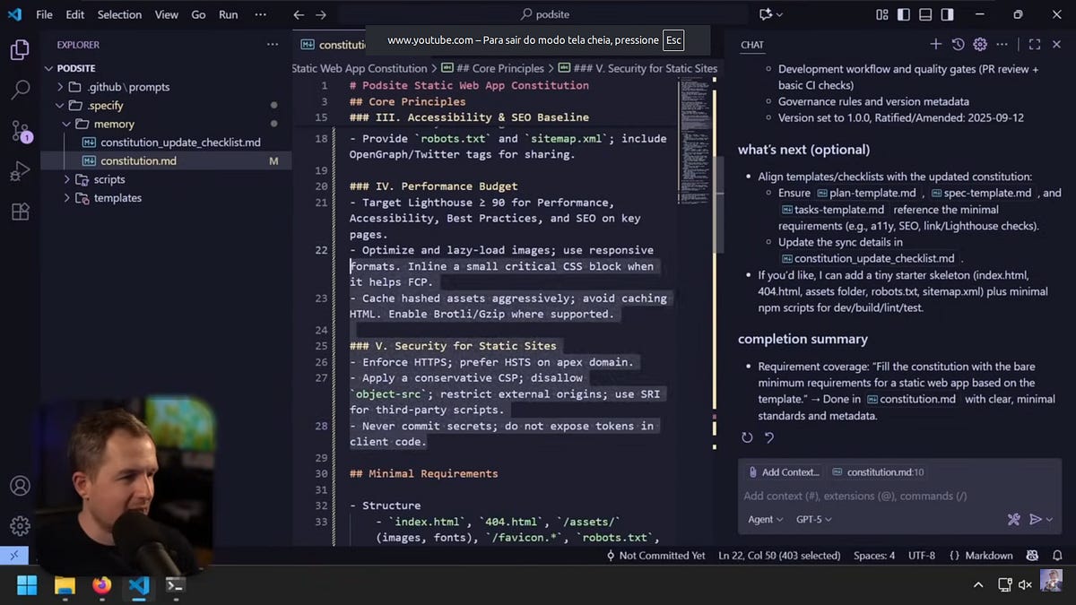 GitHub Spec Kit: desenvolvimento orientado por especificações com IA