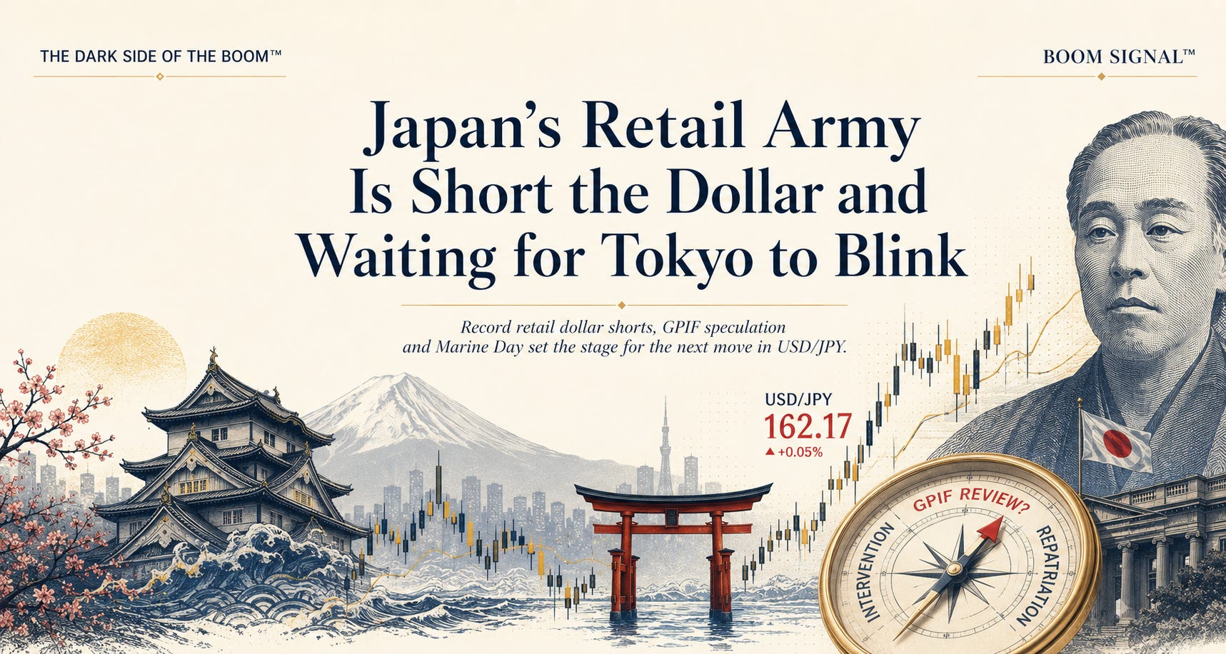 Japan's Retail Army Is Short the Dollar and Betting Tokyo Has a