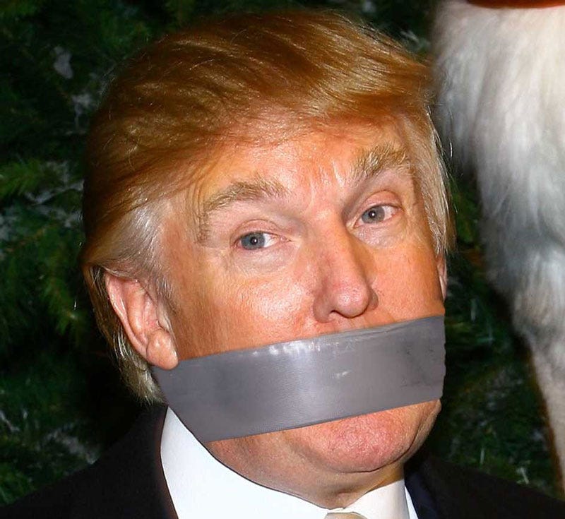 110317trump-gagged – Capitol Hill Blue