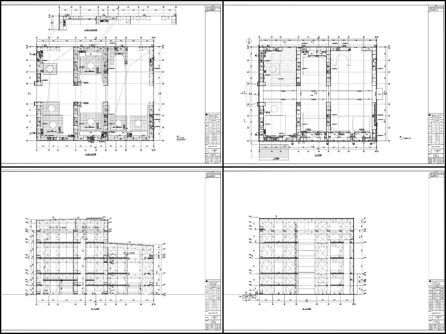 Top-down (top) and side views (bottom) of the launch vehicle integration and maintenance bays for the Long March 9. Top-down (top) and side views (bottom) of the launch vehicle integration and maintenance bays for the Long March 9.