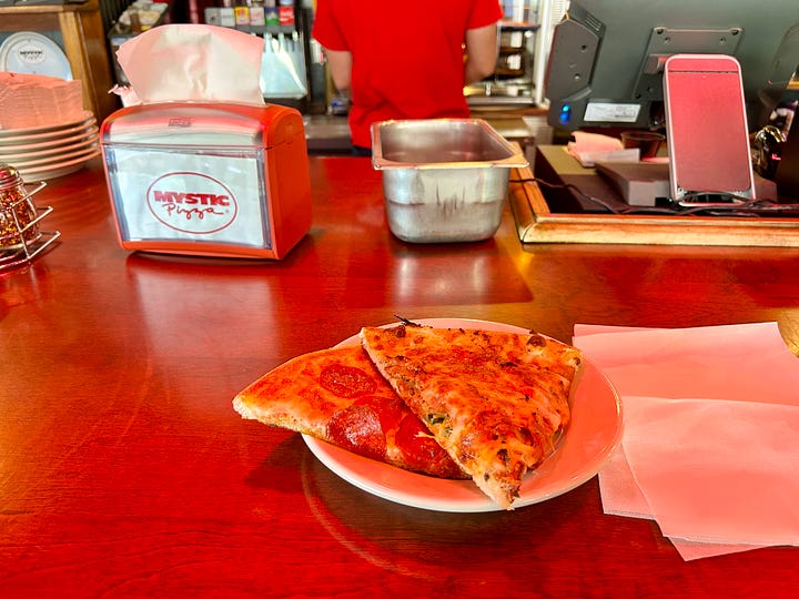 sign, table, napkins, food