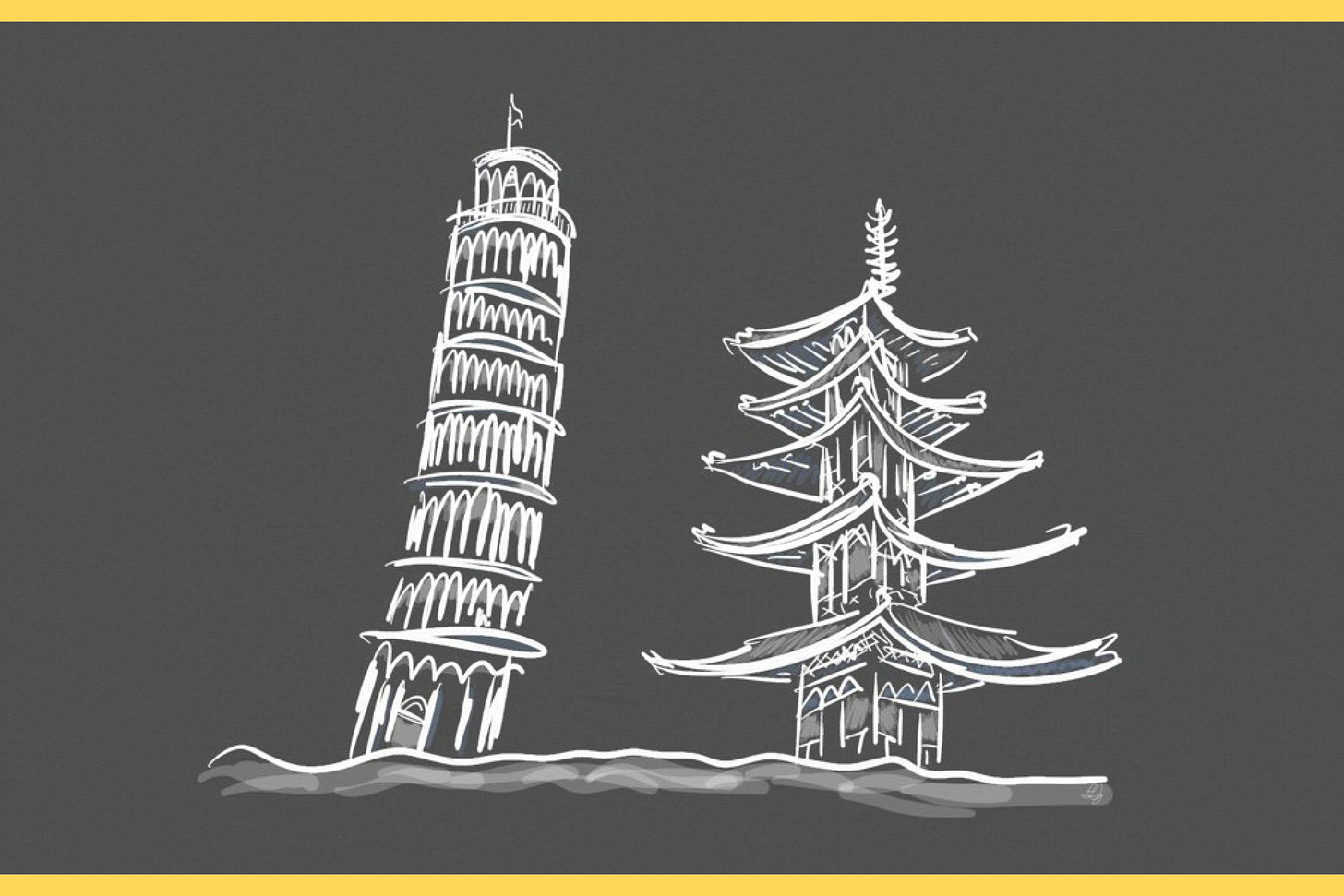 Illustrazione del Think Different: immagina diversi scenari