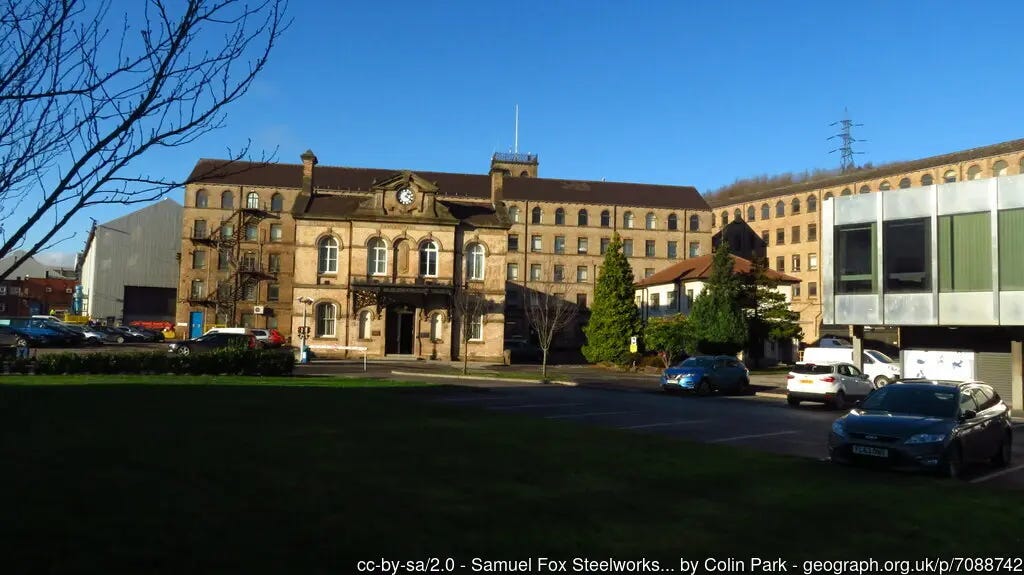 Fox steelworks, Stocksbridge