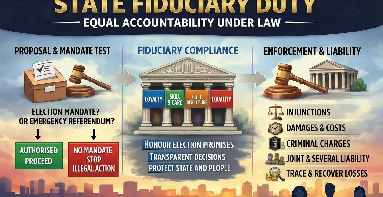 Fiduciary Government — Make Government Accountable Like the Private Sector, and They Will Work. | Knowledge is Power