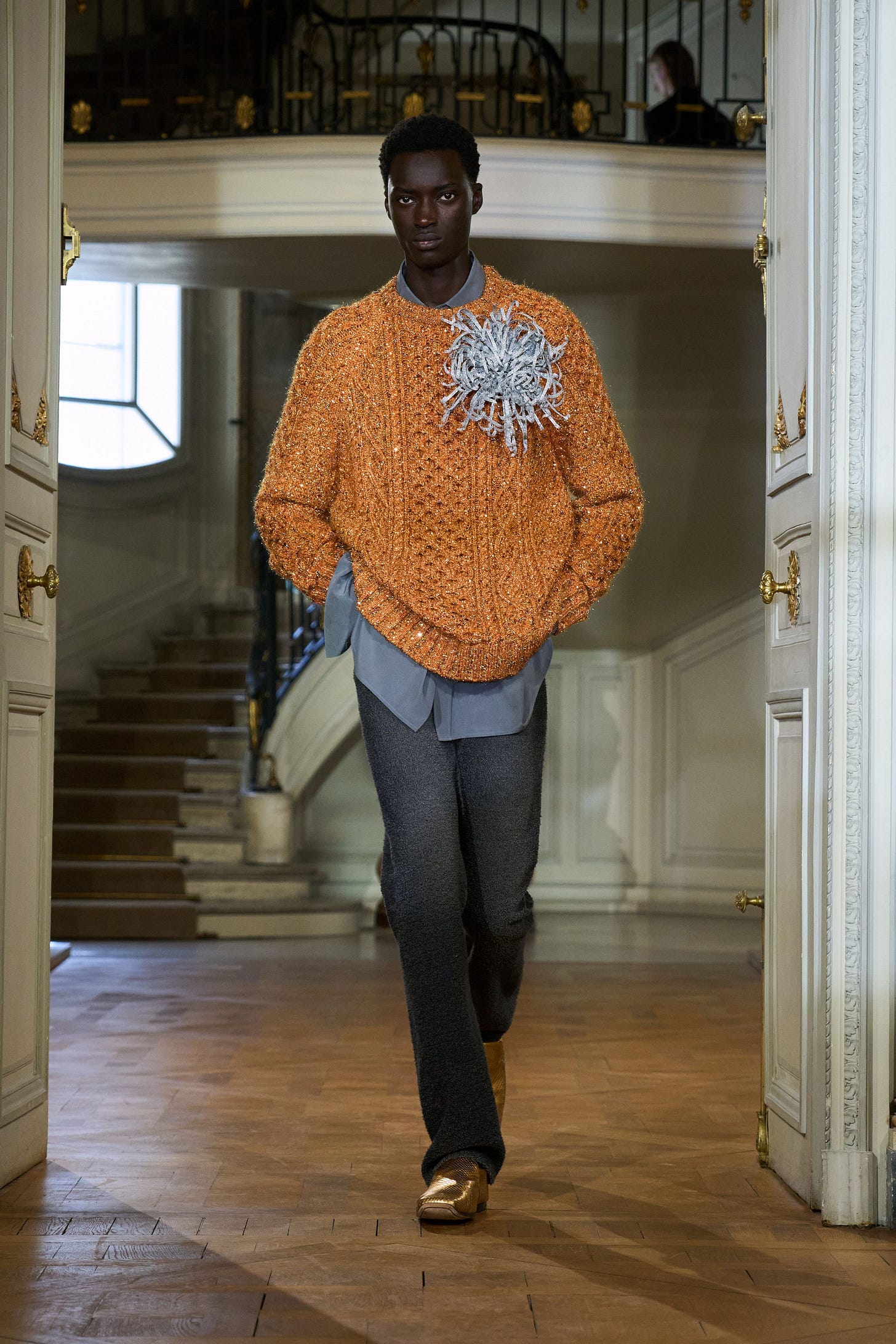 Image may contain Clothing Knitwear Sweater Person Adult and Standing Image may contain Clothing Knitwear Sweater Person Adult and Standing
