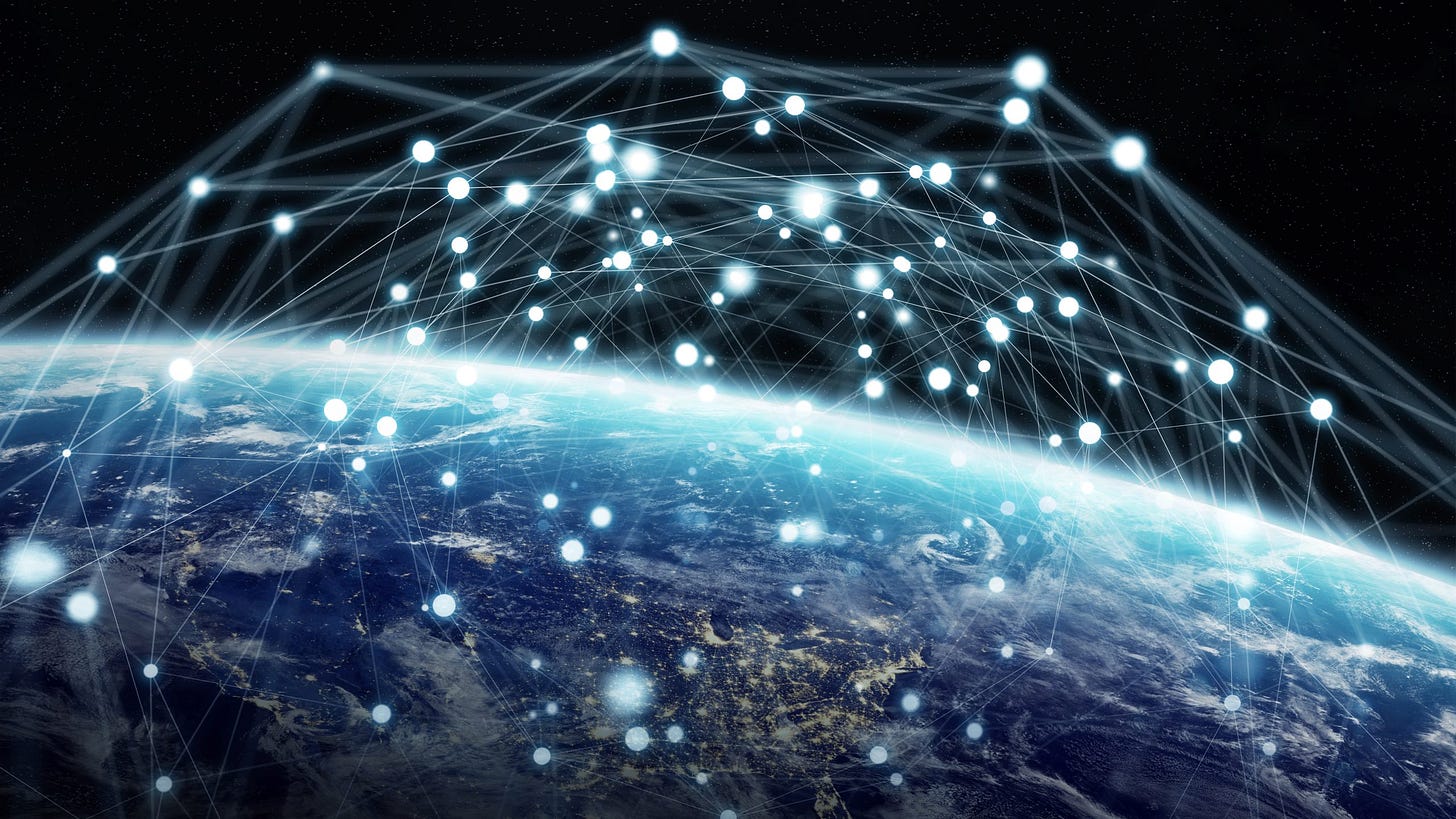 Global,Network,And,Datas,Exchanges,Over,The,Planet,Earth,3d Global,Network,And,Datas,Exchanges,Over,The,Planet,Earth,3d