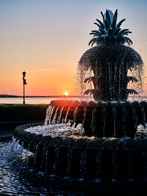 Pineapple Fountain, Charleston, South Carolina