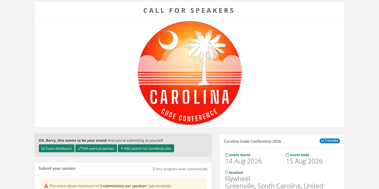 Call for Speakers 2026 is open!