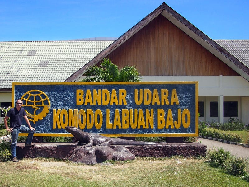 James at Komodo Labuan Bajo Airport - Flores