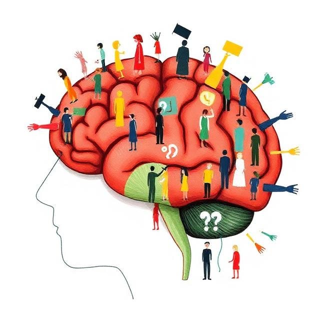 Illustration from How many friends and relationships do you need for a healthy brain?