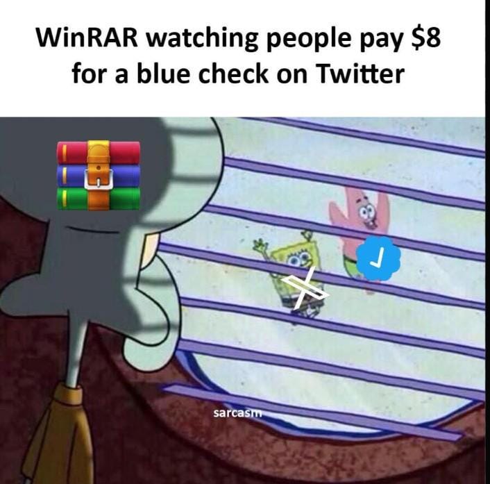 Meanwhile WinRAR Users Treating The Trial Expired Pop-Up Like A Side Quest
