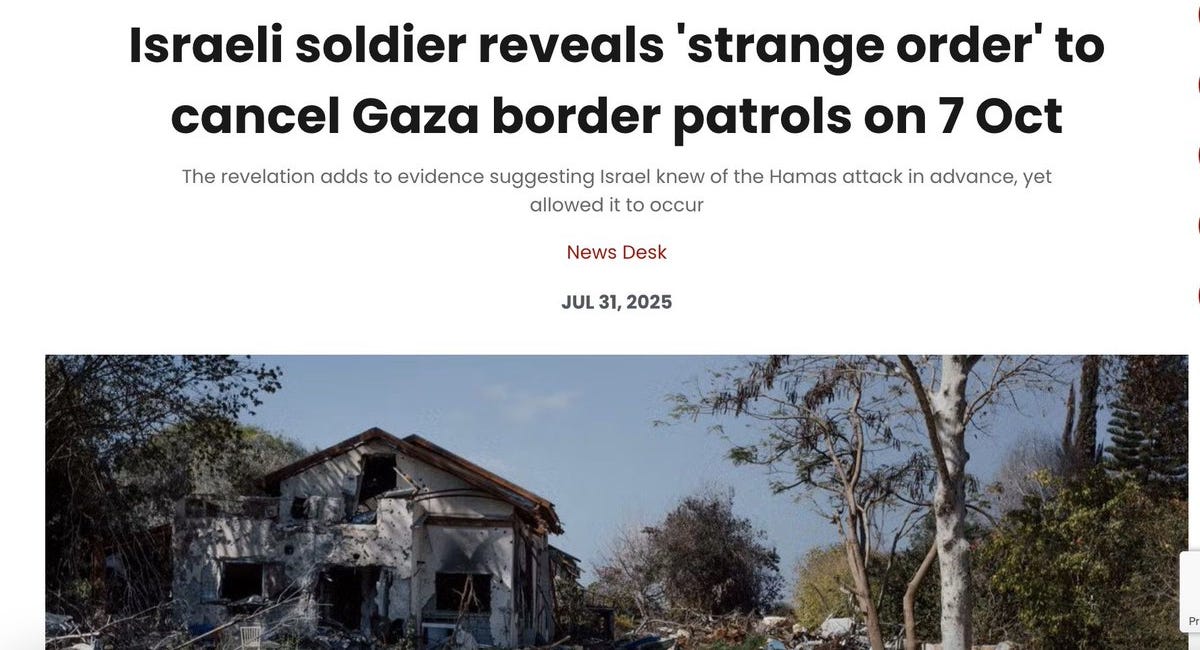 Oct. 7 Stand Down Order - Another Proof