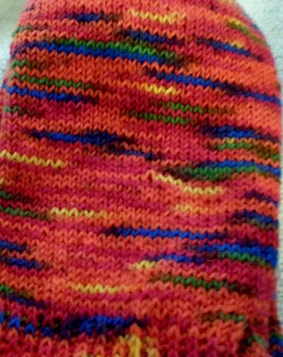 Orange Aztec Socks Orange Aztec Socks