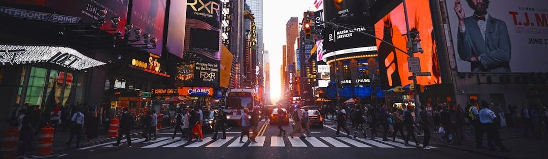 Time Square, New York during daytime Time Square, New York during daytime