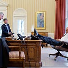 Sure, Trump Tearing Down White House, But At Least Is Not Black Man With Feet On Resolute Desk