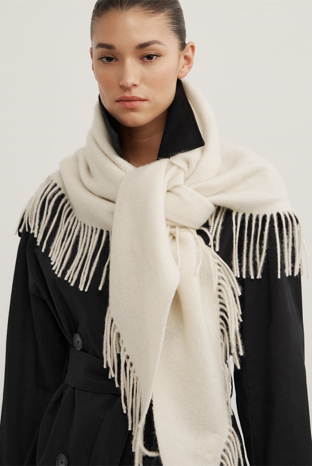 Fringe Triangle Scarf Fringe Triangle Scarf