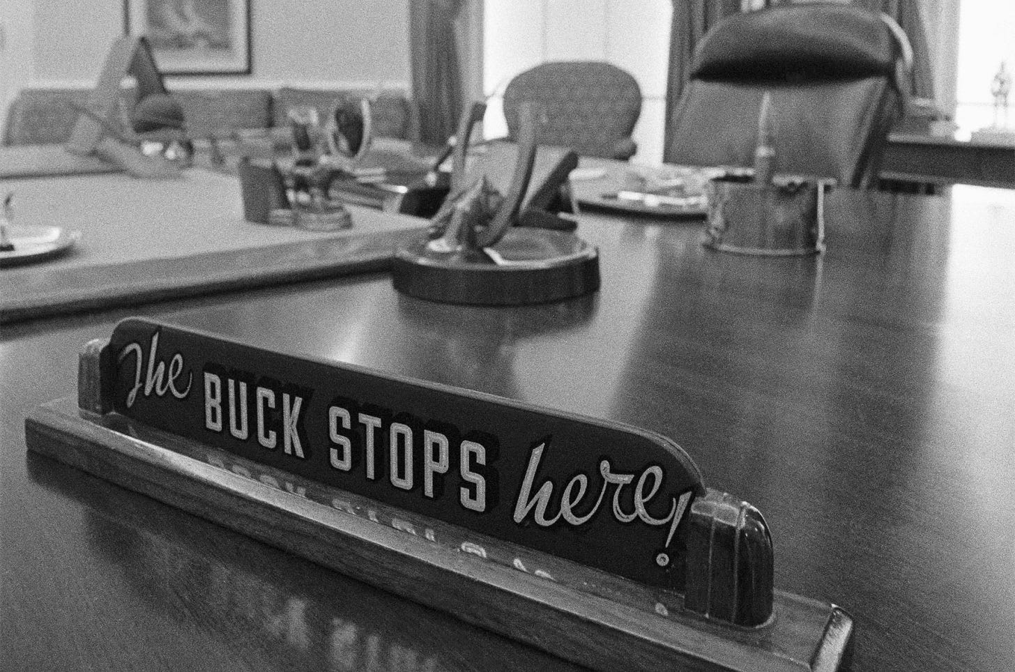 The Buck Stops Here - by James McKell - James's Newsletter