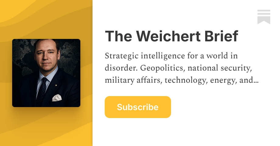 The Weichert Brief | Substack