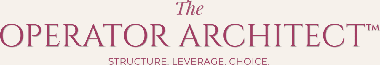 The Operator Architect