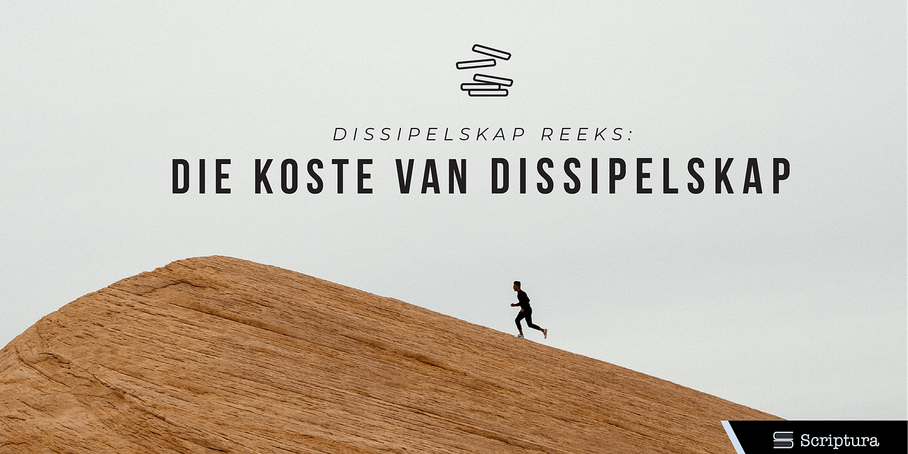 Dissipelskap: Die koste van dissipelskap