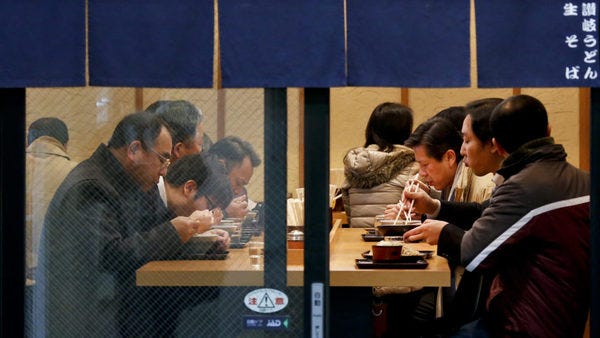 The power of noodles (and tempura) The power of noodles (and tempura)