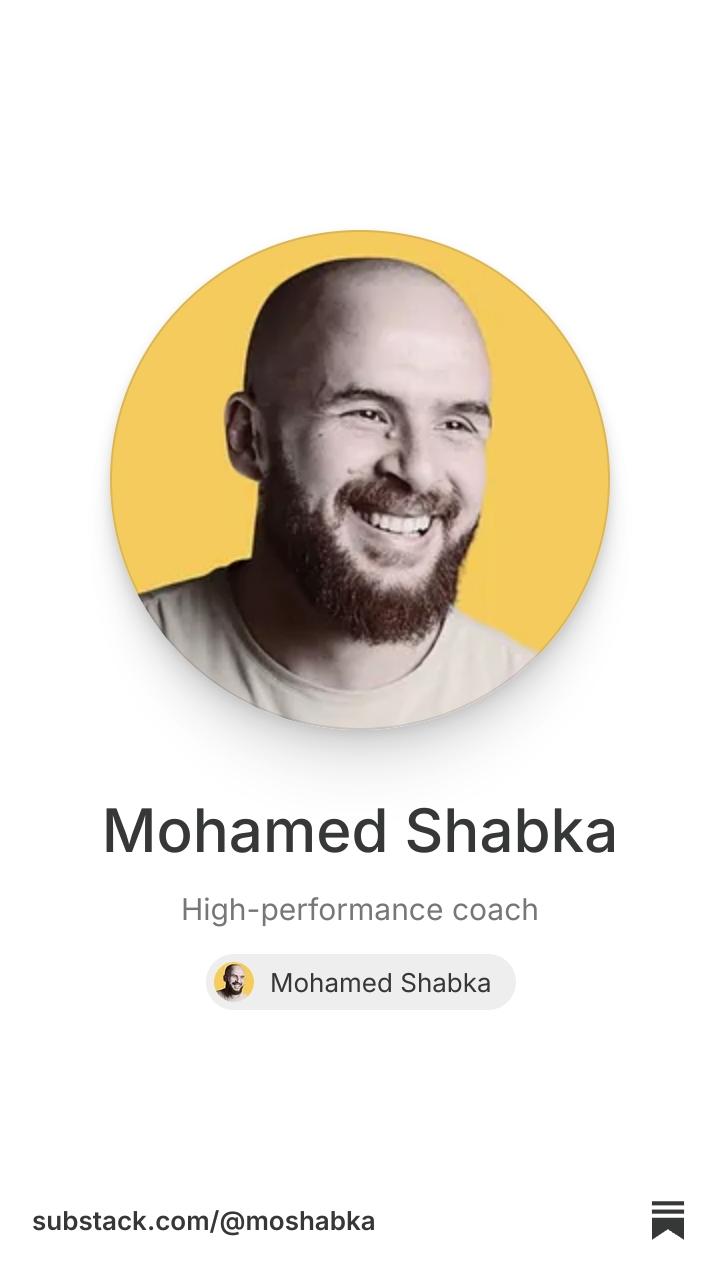 Mohamed Shabka | Substack