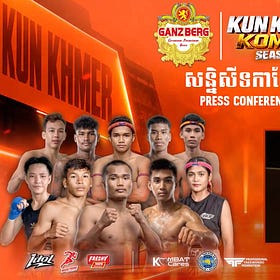 Conferencia de prensa GANZBERG Kun Khmer Kombat SEASON 2
