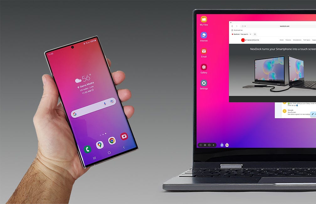 NexDock 让你的手机变身笔记本 NexDock 让你的手机变身笔记本