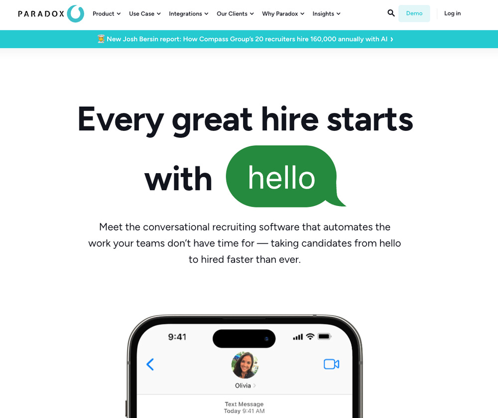 Ferramenta para RH baseada em IA: Paradox AI Ferramenta para RH baseada em IA: Paradox AI