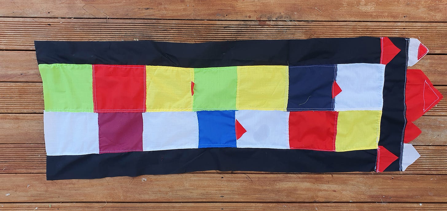 A flag I habeen been working on at Mc Kinley Rd Creatives off and on this year. A flag I habeen been working on at Mc Kinley Rd Creatives off and on this year.