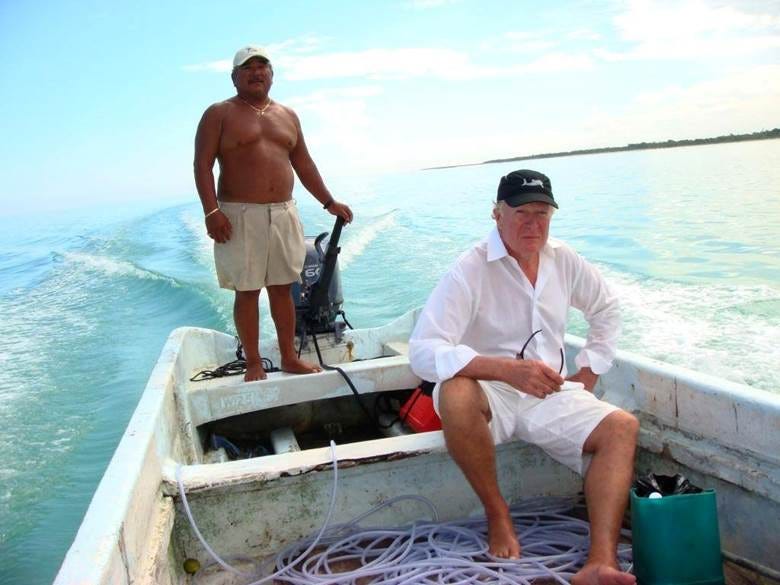 Two people on a boat

Description automatically generated