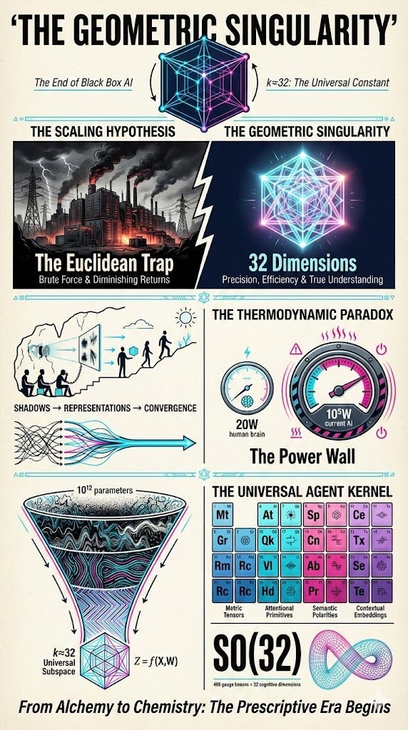 The Geometric Singularity: A Grand Unified Analysis of the Platonic Representation Hypothesis and the Theory of Universal Cognitive Geometry