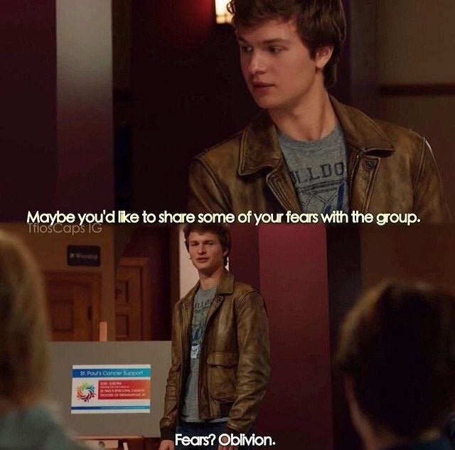 Pin by Peyton Brockman on Okay? Okay. | The fault in our stars quotes,  Fault in