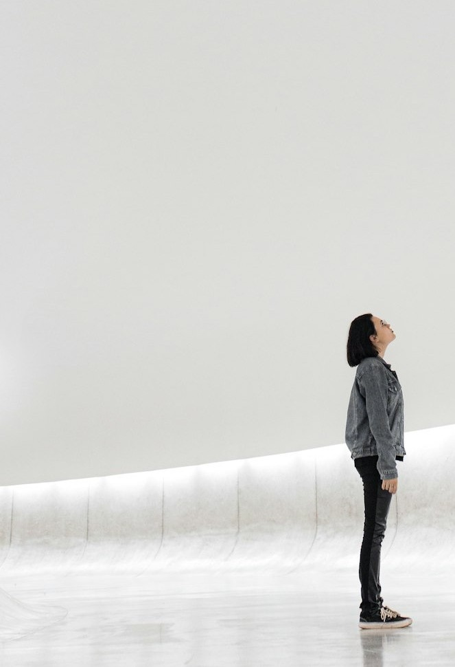 woman standing on ice woman standing on ice