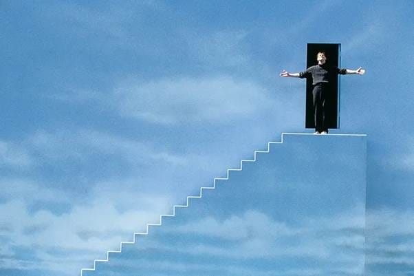 A person standing on stairs with open door
AI-generated content may be incorrect. A person standing on stairs with open door
AI-generated content may be incorrect.