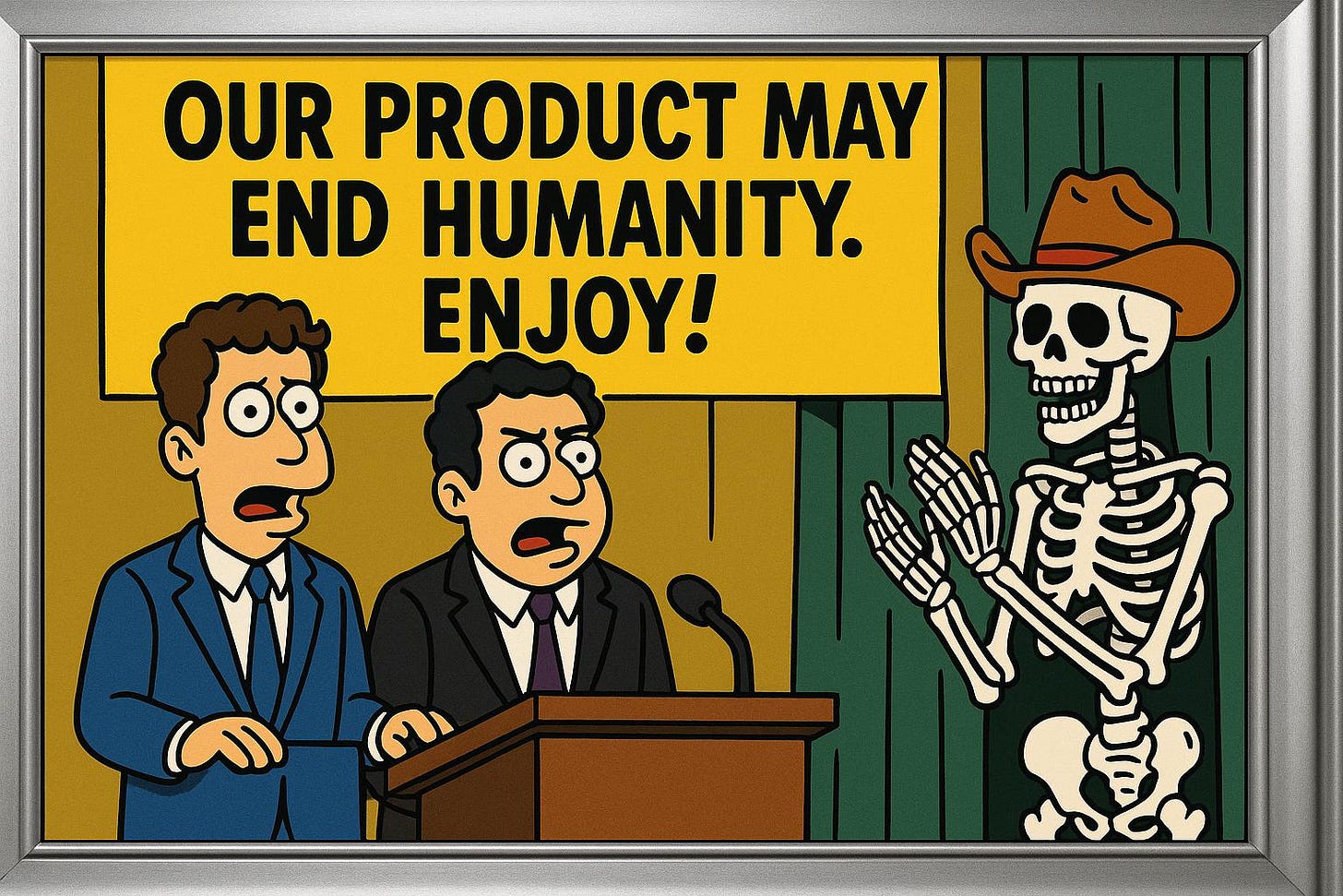 Our Product May End Humanity – Enjoy!