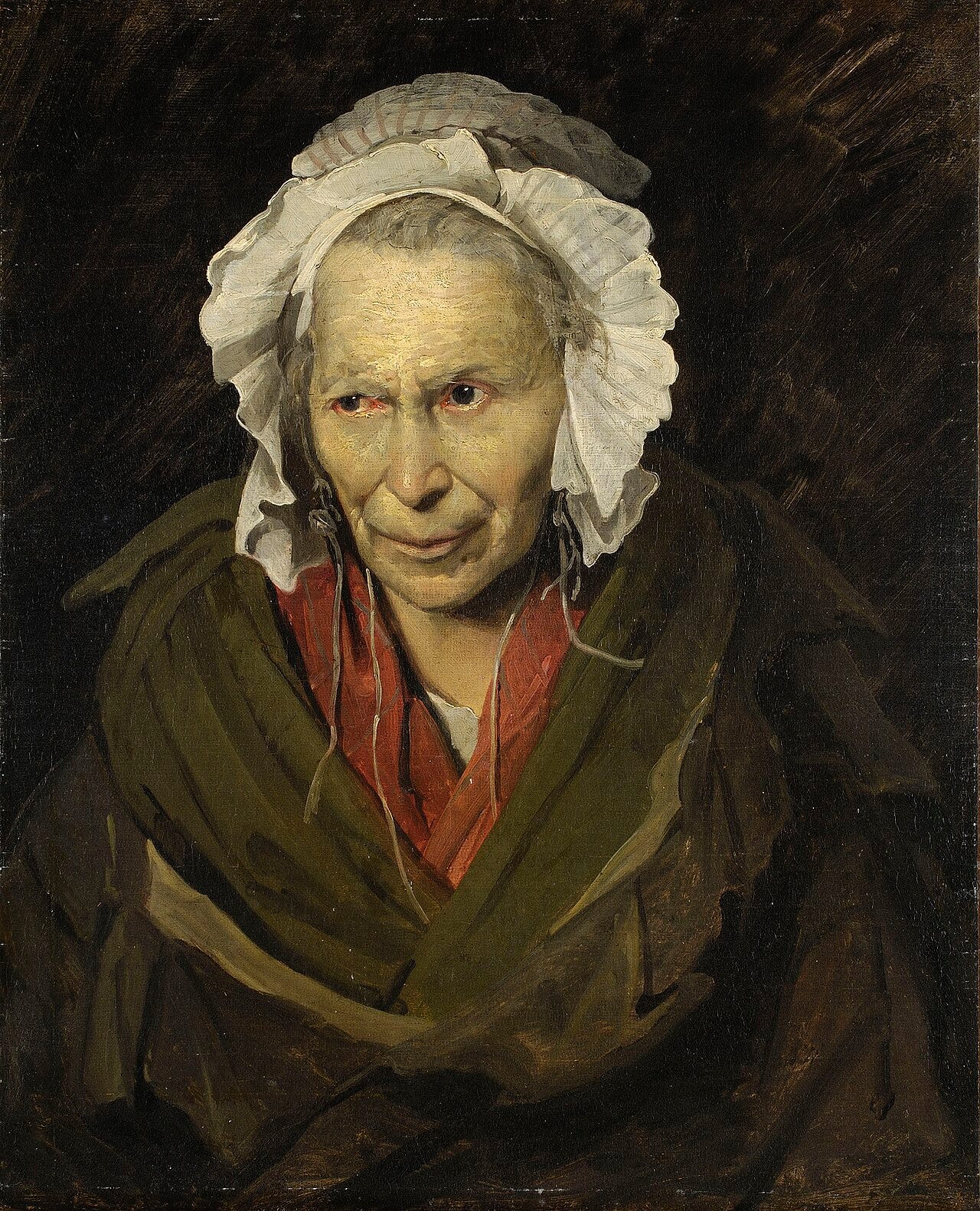 Portrait of psychiatric patient