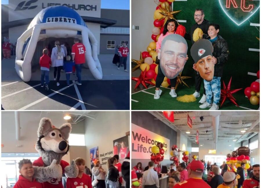 Church Puts on Super Bowl-themed Service with Football Mascot, Preaches on Super Bowl Commercials