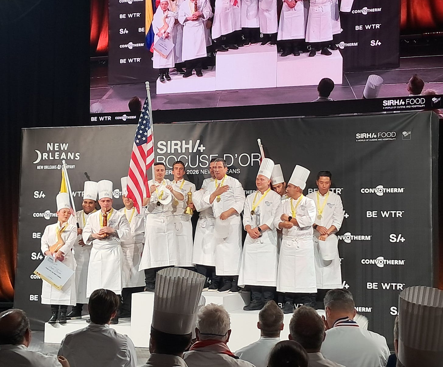 Team USA Accepts the Gold at Bocuse d’Or Americas
