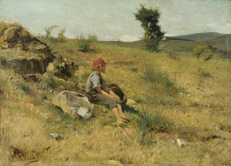 File:Child in the sun (c.1875), by Luigi Bechi.jpg