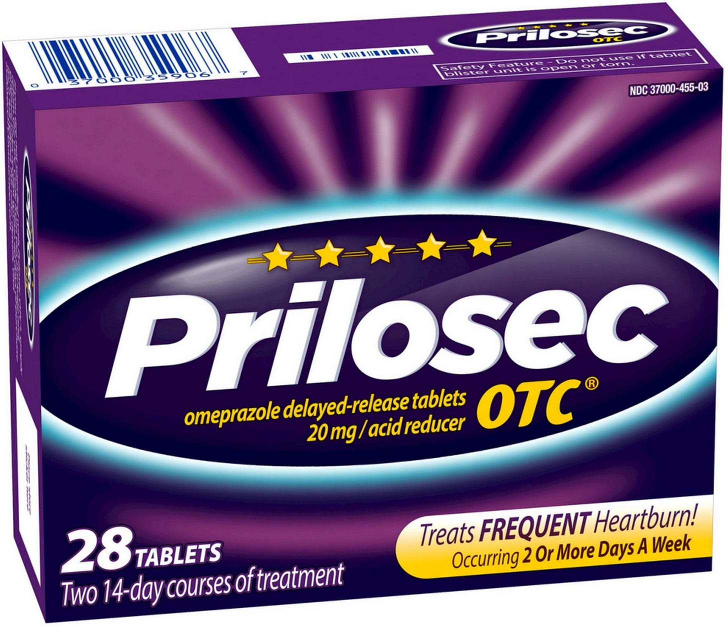 6 Pack - Prilosec OTC Acid Reducer Tablets 28 ea - Walmart.com
