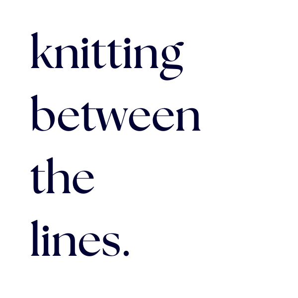 knitting between the lines