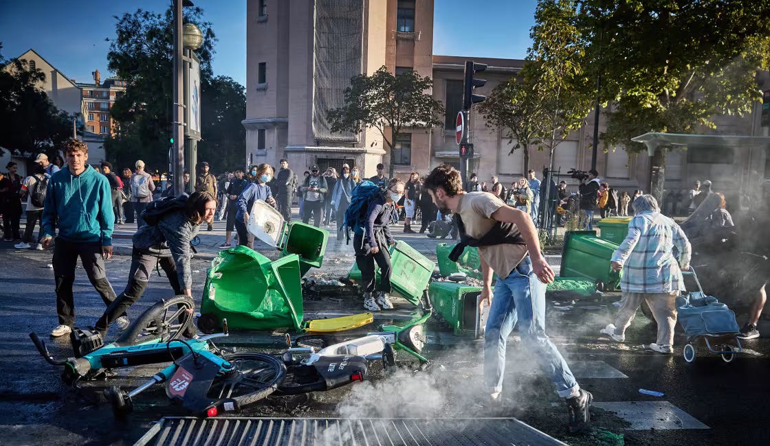 The French protest that wasn't
