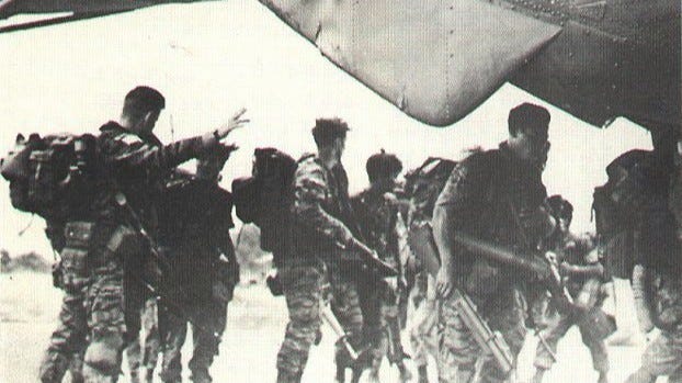 SOG Soldiers Load Their Mission Aircraft for Operation Tailwind. SOG Soldiers Load Their Mission Aircraft for Operation Tailwind.