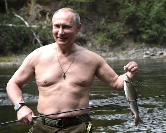 Vacationing like a 'real' man: Photos from Putin's macho holiday seen as  part of re-election bid | CBC News