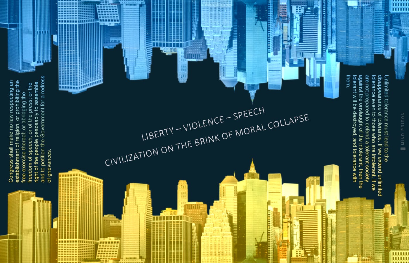 Civilization on the brink of moral collapse