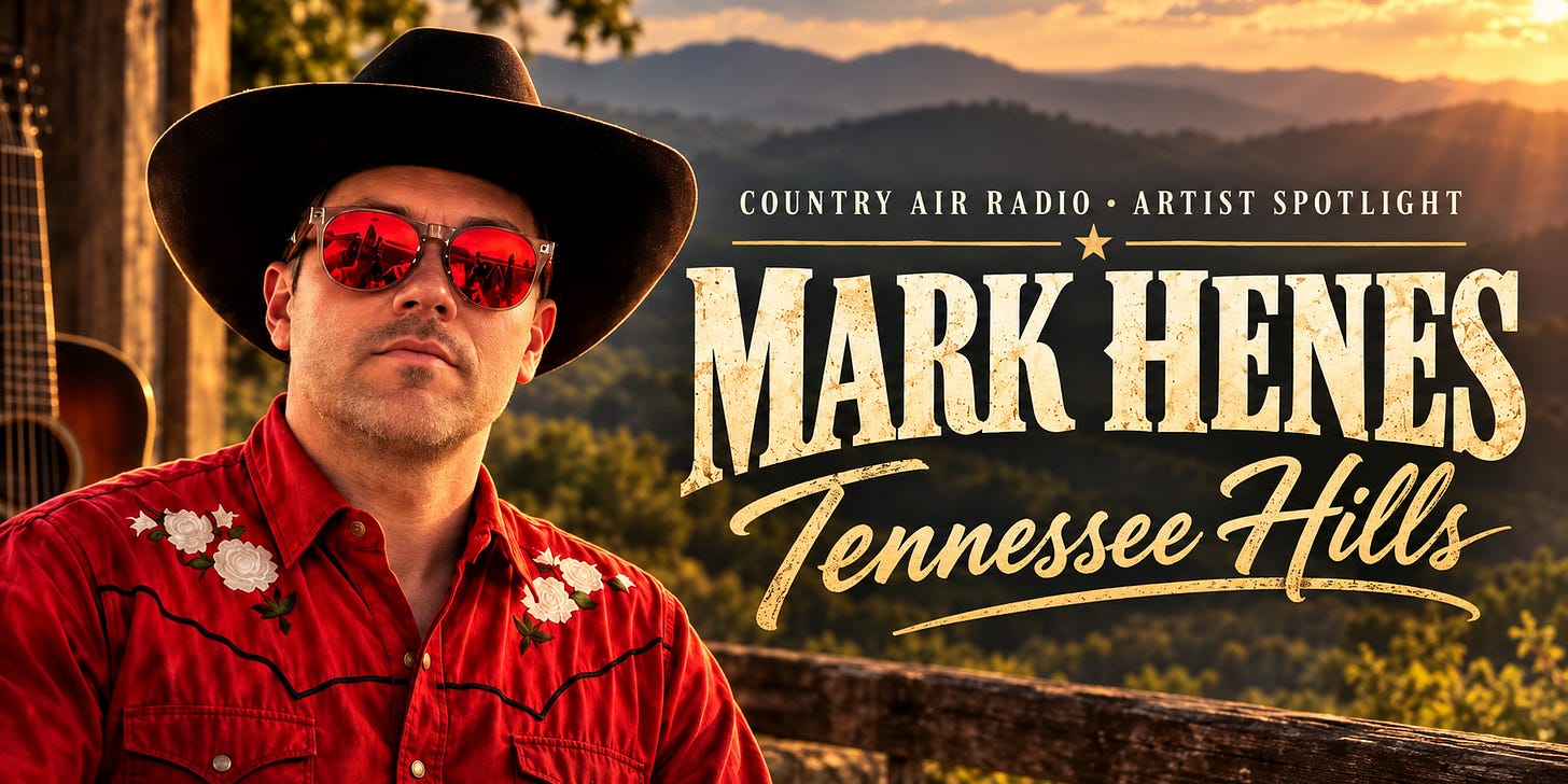 Meet Mark Henes: “Tennessee Hills” Comes to Country Air Radio’s Artist Spotlight